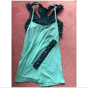 Lululemon tank top and headband set